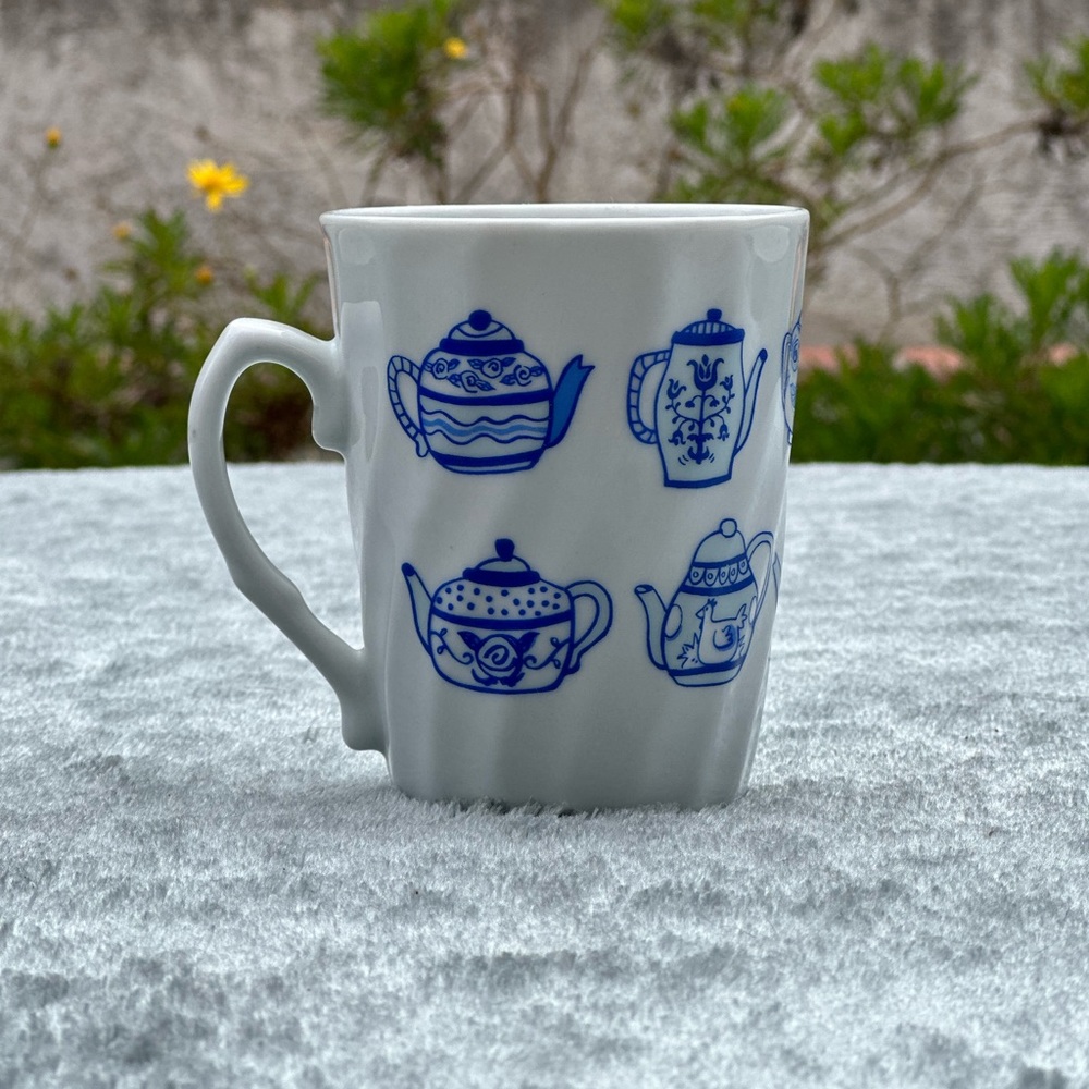 Blue Teapot Carafe Collection Cup